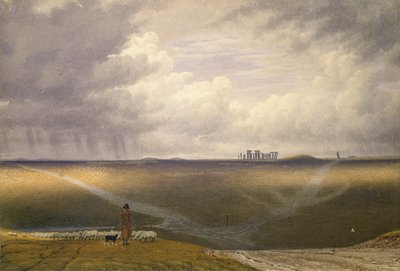 Stonehenge-Un día lluvioso de Joseph Mallord William Turner