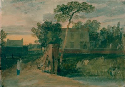 Casa del Ferry de Syon, Isleworth, atardecer de Joseph Mallord William Turner