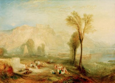 La brillante piedra de honor (Ehrenbreitstein) y la tumba de de Joseph Mallord William Turner