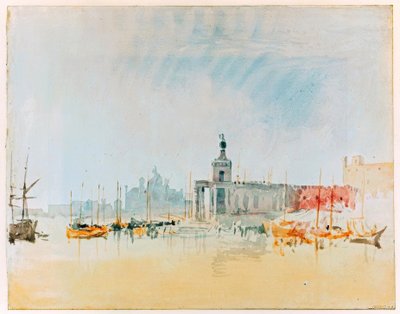 La Punta della Dogana, con la Zitelle en la distancia de Joseph Mallord William Turner