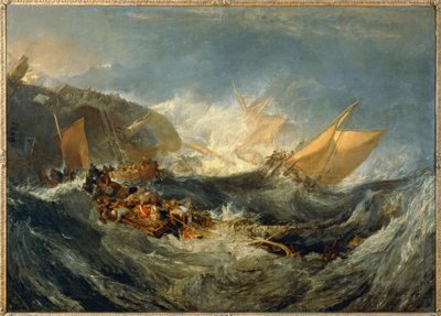 El naufragio de un barco de transporte de Joseph Mallord William Turner
