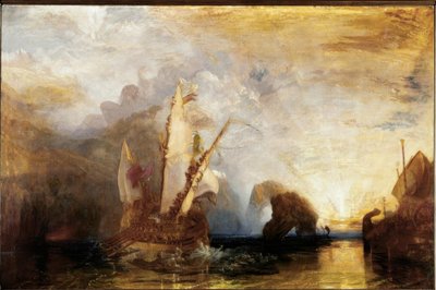 Ulises burlándose de Polifemo – La Odisea de Homero de Joseph Mallord William Turner