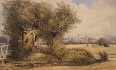 Vista de Oxford desde el Río de Joseph Mallord William Turner
