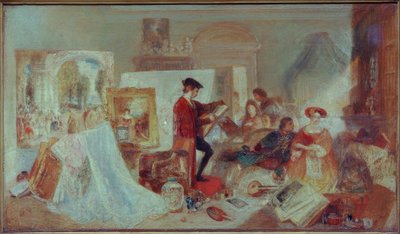 Estudio de Watteau según las reglas de Fresnoy de Joseph Mallord William Turner
