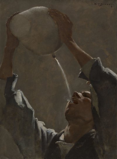 Estudio para "Un contrabandista aragonés", 1881 de William Turner Dannat