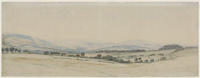 La región de las colinas en Northumberland de William Turner of Oxford