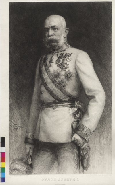 Francisco José I con uniforme de gala de mariscal de campo de William Unger