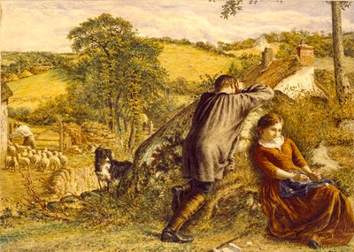 El rechazo del pastor, 1861 de William Vandyke Patten