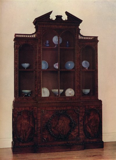 Vitrina de caoba, c. 1760 de William Vile