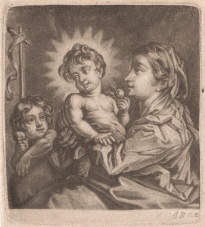 Virgen, Niño Jesús y San Juan de William Vincent