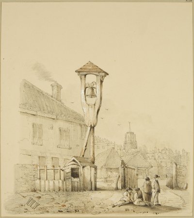 Astillero entre el Puente de Harford y el Bathurst Basin, c.1830 de William W. Wheatley