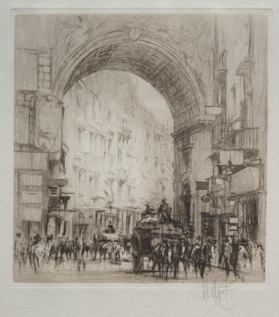 Arco San Carlo, Nápoles de William Walcot