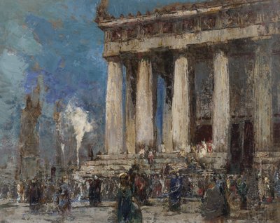 Templo griego, 1919 de William Walcot