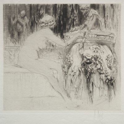 La bacante y el joven fauno de William Walcot