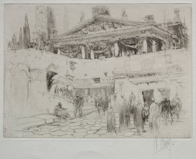 El primer templo de madera de Júpiter de William Walcot