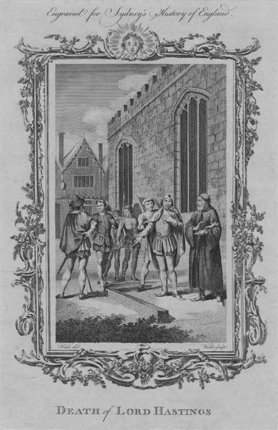 Muerte de Lord Hastings, 1773 de William Walker