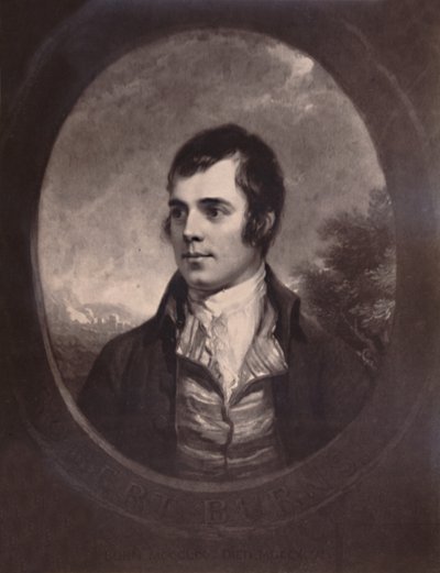 Robert Burns, poeta escocés, siglo XIX de William Walker
