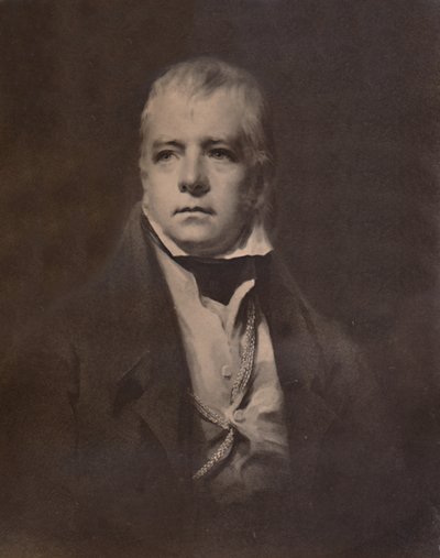 Sir Walter Scott, novelista y poeta escocés, c. 1826, 1894 de William Walker