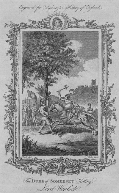 El duque de Somerset matando a Lord Wenlock, 1773 de William Walker