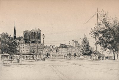 Las torres de Notre-Dame, 1915 de William Walker