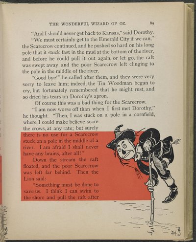 Ilustración de "El maravilloso Mago de Oz" de Lyman Frank Baum de William Wallace Denslow