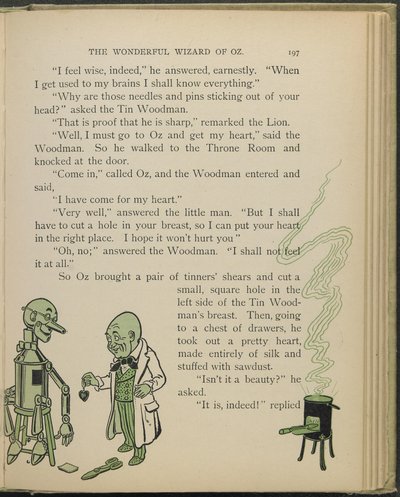 Ilustración de "El maravilloso Mago de Oz" de Lyman Frank Baum de William Wallace Denslow