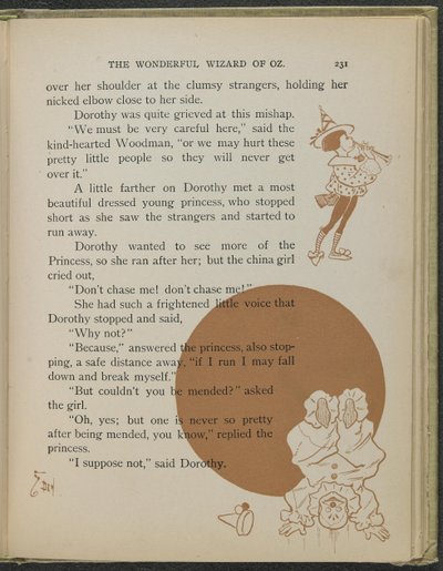 Ilustración de "El maravilloso Mago de Oz" de Lyman Frank Baum de William Wallace Denslow