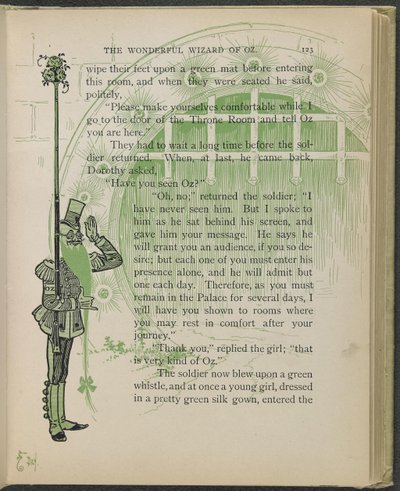 Ilustración de "El maravilloso Mago de Oz" de Lyman Frank Baum de William Wallace Denslow
