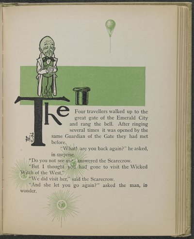 Ilustración de "El maravilloso Mago de Oz" de Lyman Frank Baum de William Wallace Denslow
