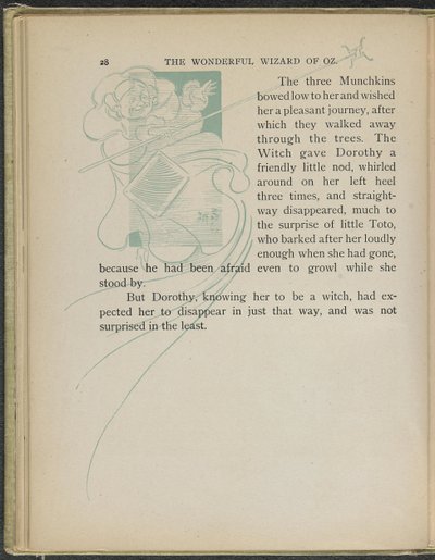 Ilustración de "El maravilloso Mago de Oz" de Lyman Frank Baum de William Wallace Denslow