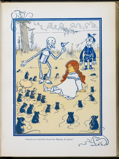 "Permítanme presentarles a su majestad, la Reina." de William Wallace Denslow