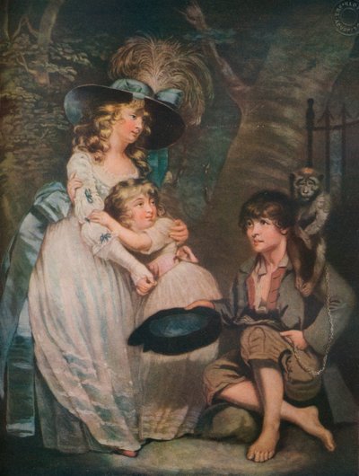 Una joven animando al comediante bajo, c.1786-1826 de William Ward