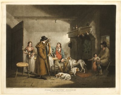 Interior de una taberna campestre de William Ward
