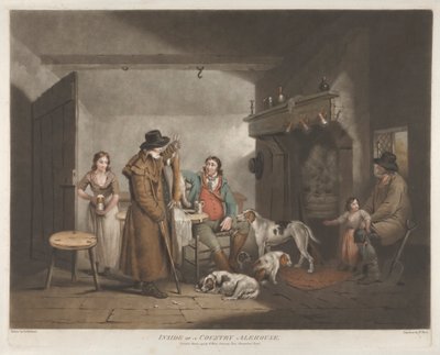 Interior de una cervecería rural de William Ward