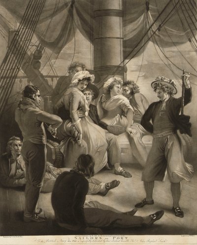 Marineros en el puerto de William Ward