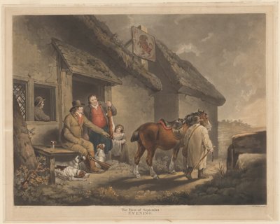 El primero de septiembre, tarde de William Ward after George Morland