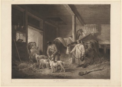 El Primero de Septiembre, Mañana de William Ward after George Morland