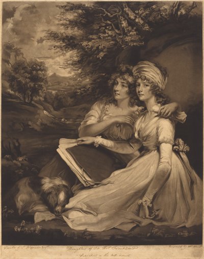 Las hijas de Sir Thomas Frankland de William Ward after John Hoppner