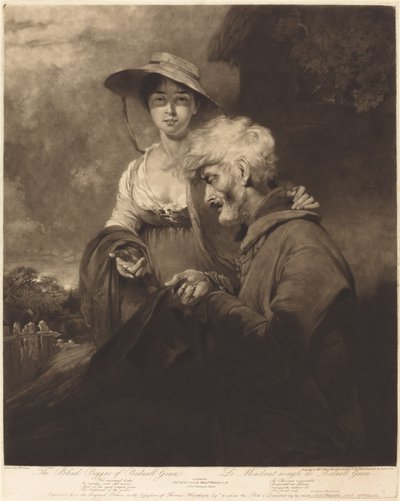 El mendigo ciego de Bednall Green de William Ward after William Owen