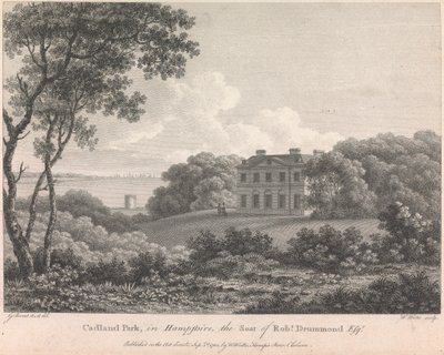 Cadland Park, in Hampshire, the Seat of Robert Drummond, Esquire (publicado por W. Watts); página 56 (Volumen Uno) de William Watts