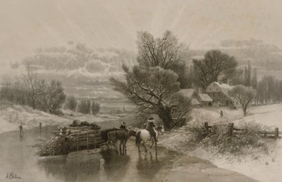 El camino más cercano en invierno de William Wellstood