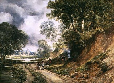Gitanos Acampando junto a un Camino de William West