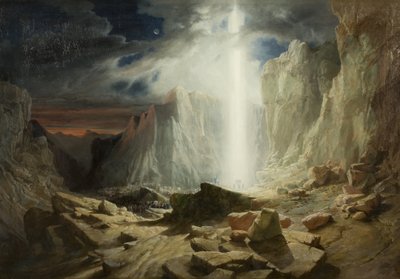 Israelitas pasando por el desierto de William West