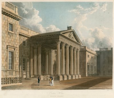 Carlton House, Londres, fachada norte de William Westall