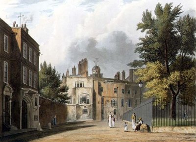 Charterhouse desde la plaza de William Westall
