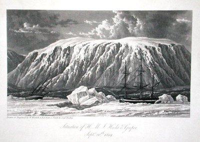 Situación del H.M.S. Hecla & Griper, 20 de septiembre de 1819, de 