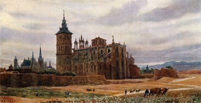 Astorga (litografía en color) de William Wiehe Collins
