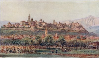 Bérgamo (litografía en color) de William Wiehe Collins