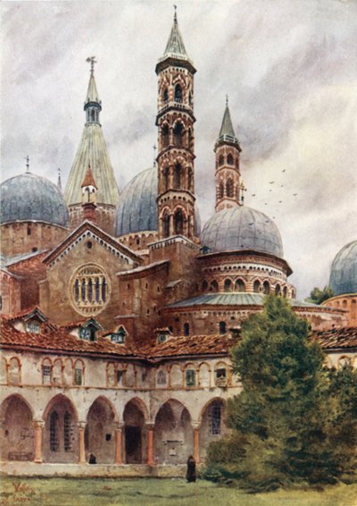 Padua. S. Antonio (litografía en color) de William Wiehe Collins