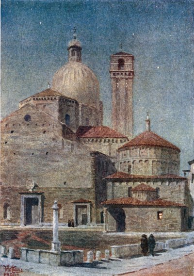 Padua. La Catedral (litografía en color) de William Wiehe Collins
